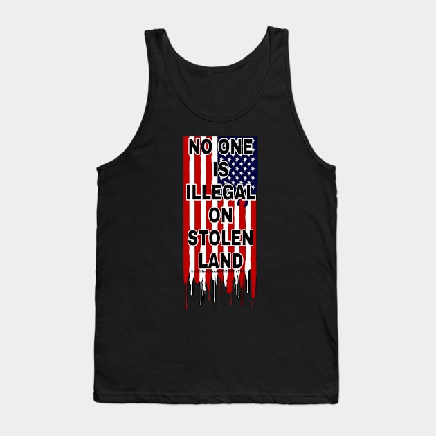 No one is illegal Tank Top by Wicked9mm